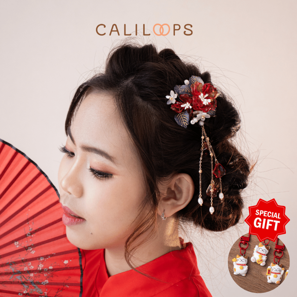 Jepit Imlek / Jepit Rambut Imlek / Bando Imlek Sincia CNY / Jepit Sincia Anak / Jepitan Imlek