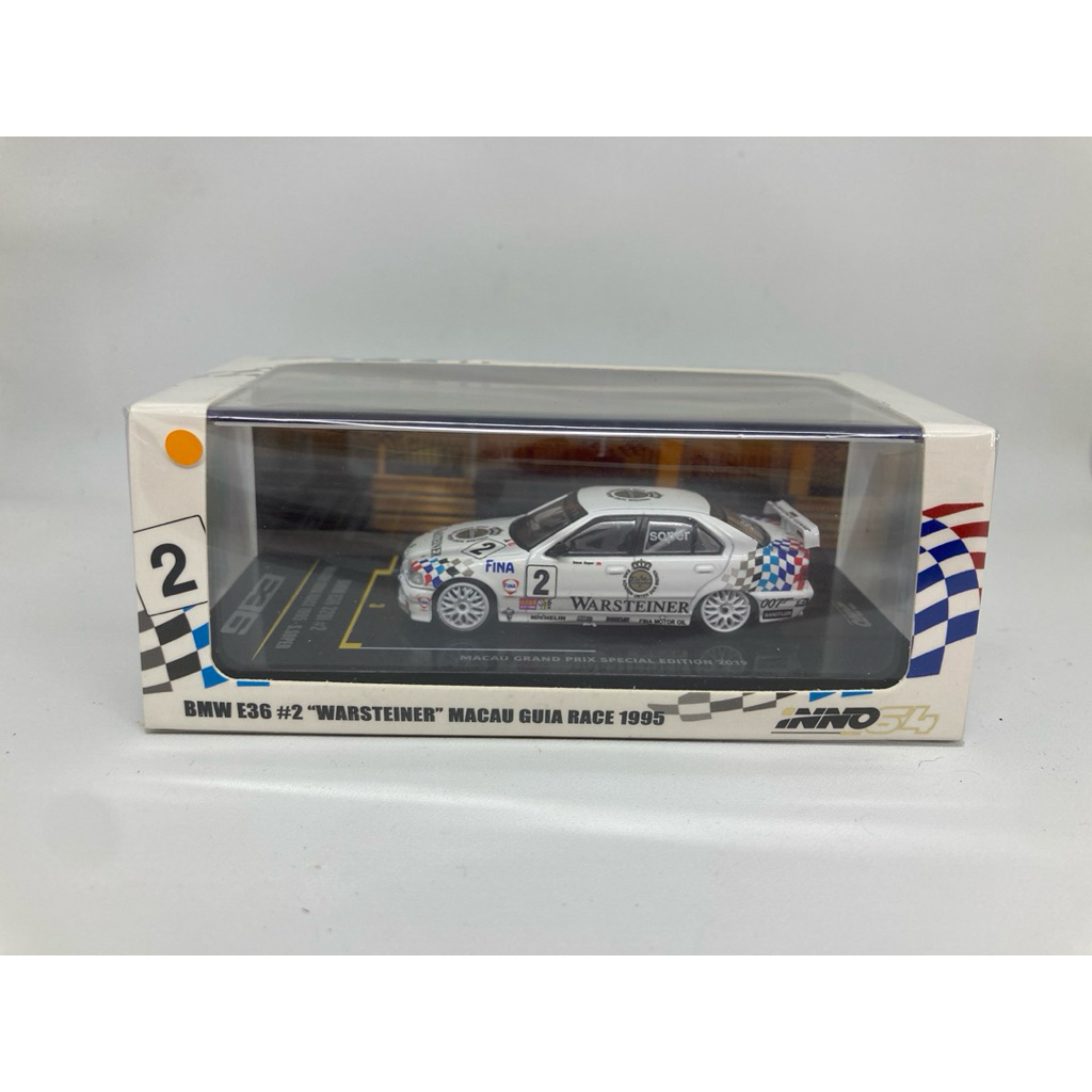 Inno 1/64 Inno64 BMW 320i e36 #2 Warsteiner - Macau Guia Race 1995