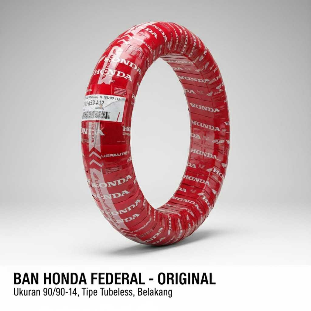 BAN BELAKANG TUBLES BEAT SCOOPY VARIO FEDERAL ORIGINAL K59-90/90