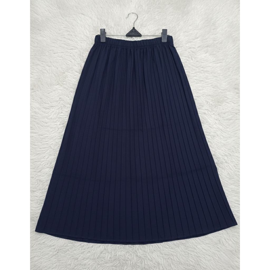 EXECUTIVE ROK WANITA PLISKET MIDI SKIRT ORIGINAL