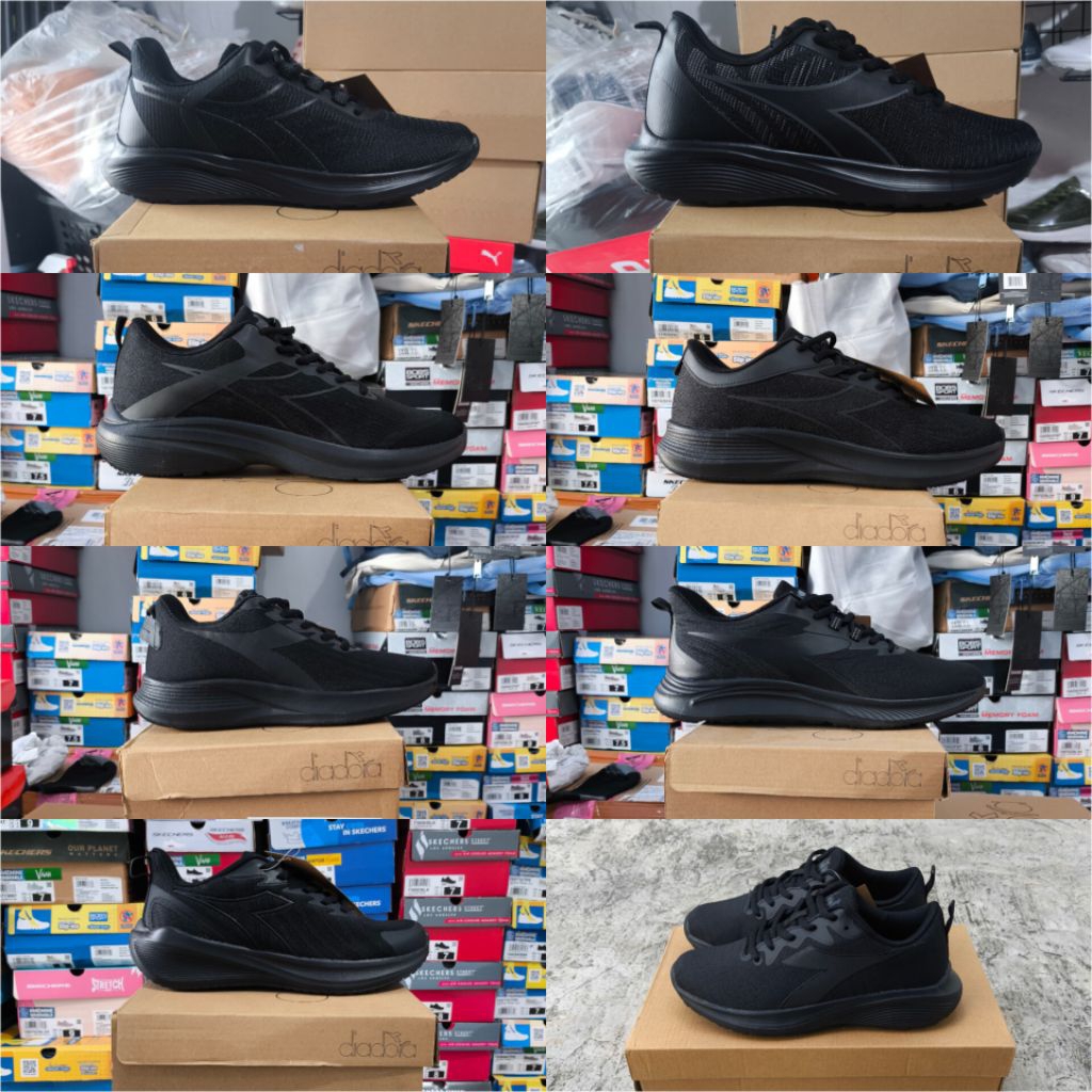 Sepatu Olahraga Unisex DIADORA MONO BLACK RUNNING ORIGINAL