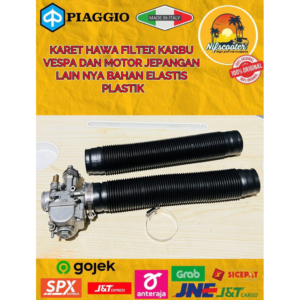 udara Karet Karbu Vespa Karet Filter Karbu Vespa Super Sprint Px Excel Vbb Selang Karbu Vespa Racing