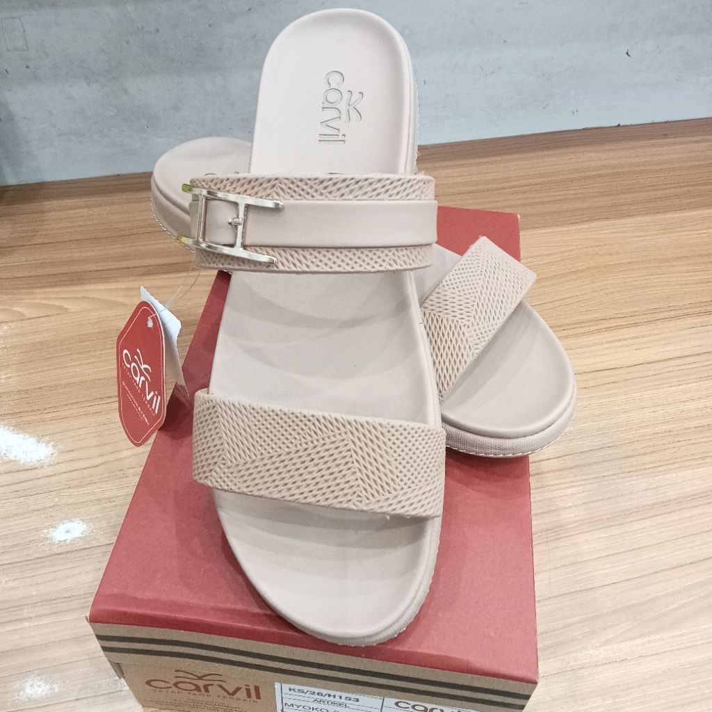 Sandal Carvil Wanita/Sandal Carvil Slop/Sandal Wanita