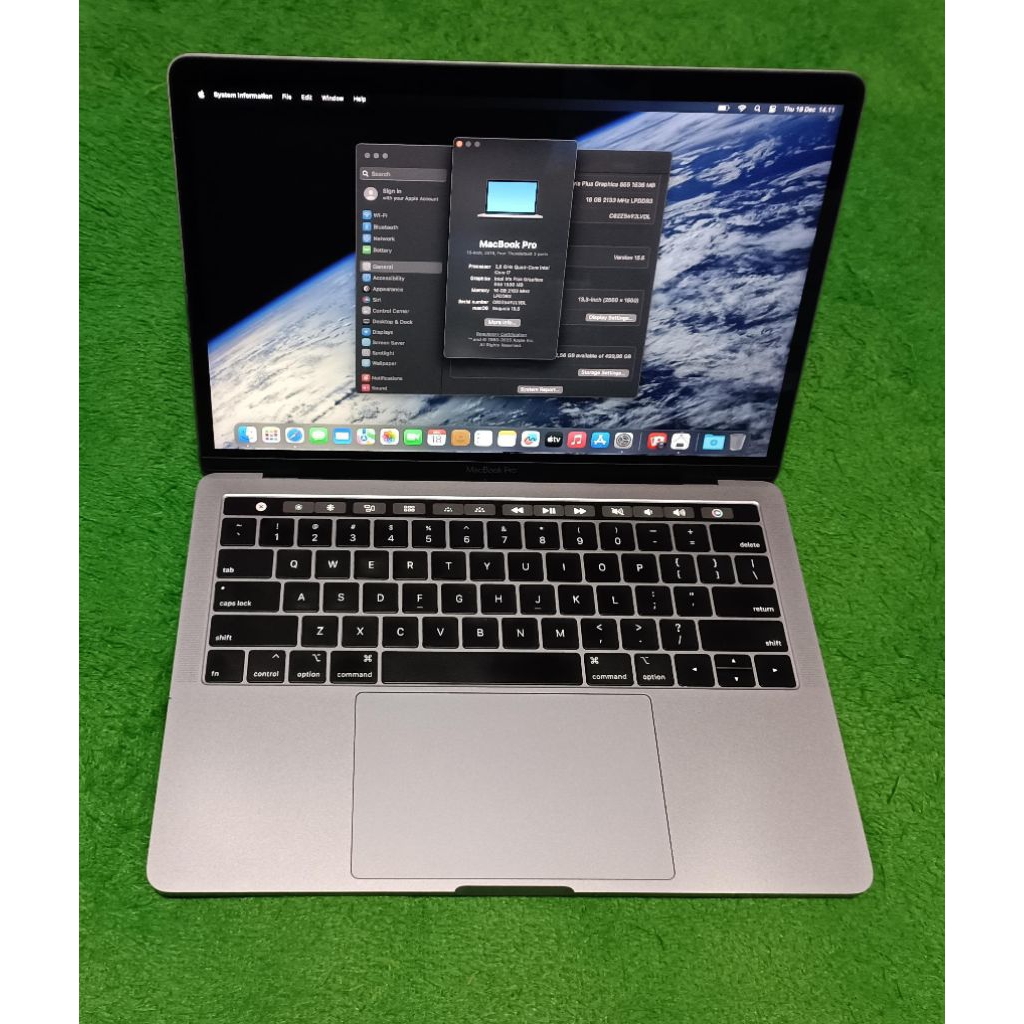 Apple MacBook Pro 2019 Intel i7 16/512 Grey Touchbar Murah