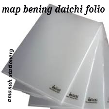 Map Bening / Clear Holder / Map L / Map Transparant / Clear Sleeves Merk Daichi ( 12 lembar )