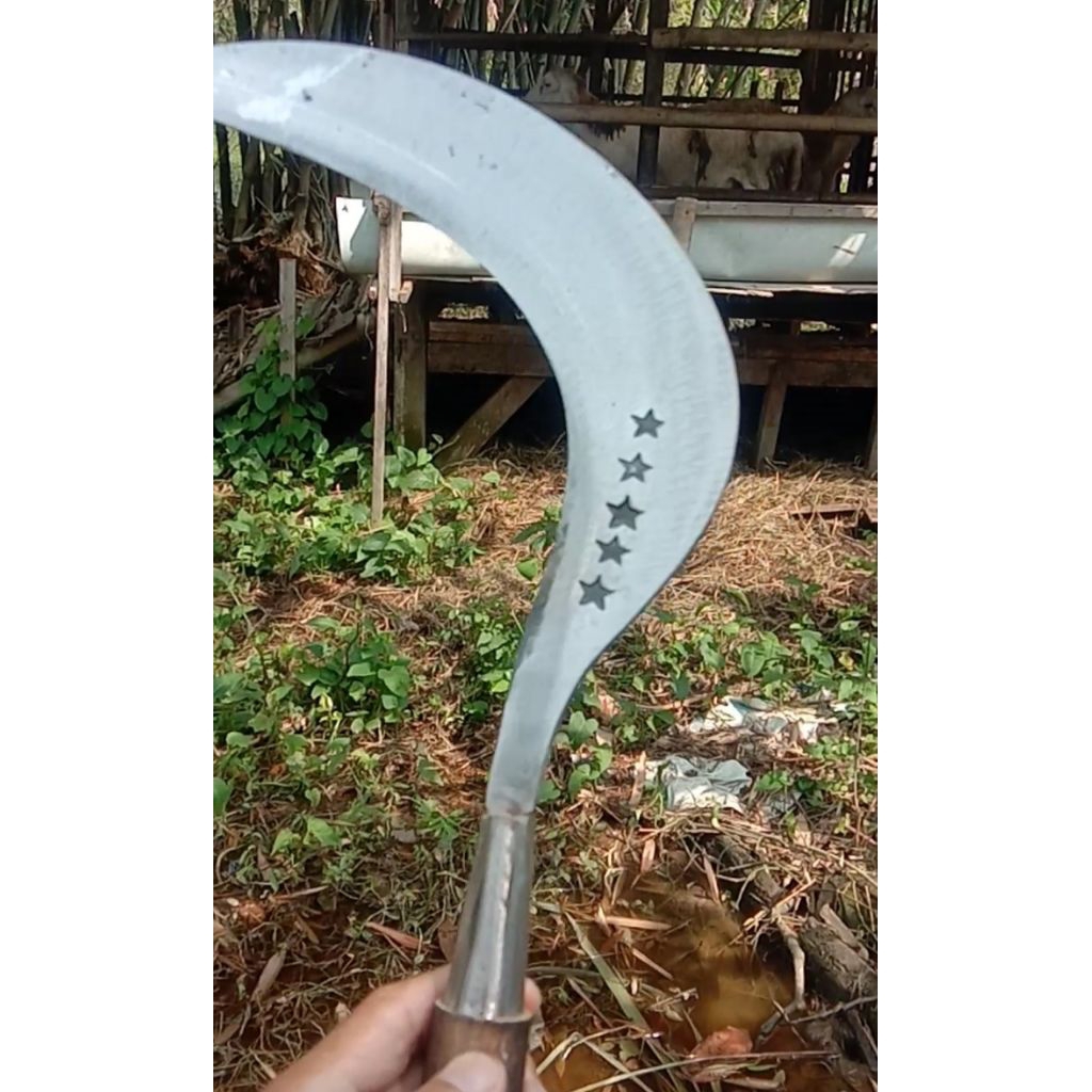 ALAT BERKEBUN SABIT ARIT BUAT CARI RUMPUT DAN PANEN PADI BAHAN BAJA PER MOBIL