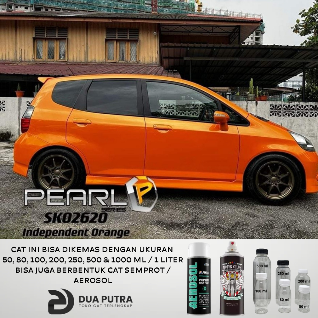 Cat PU Polyurethane AIKKA SK02620 Independent Orange / Cat Mobil / Cat Motor / Cat Duco