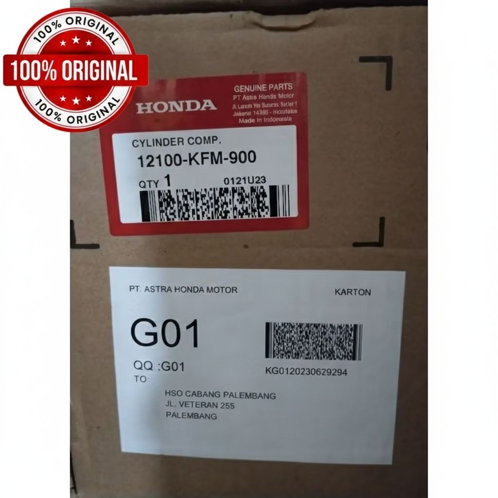 Blok Fit New/Revo Lama/Legenda 12100-KFM-900 Original AHM