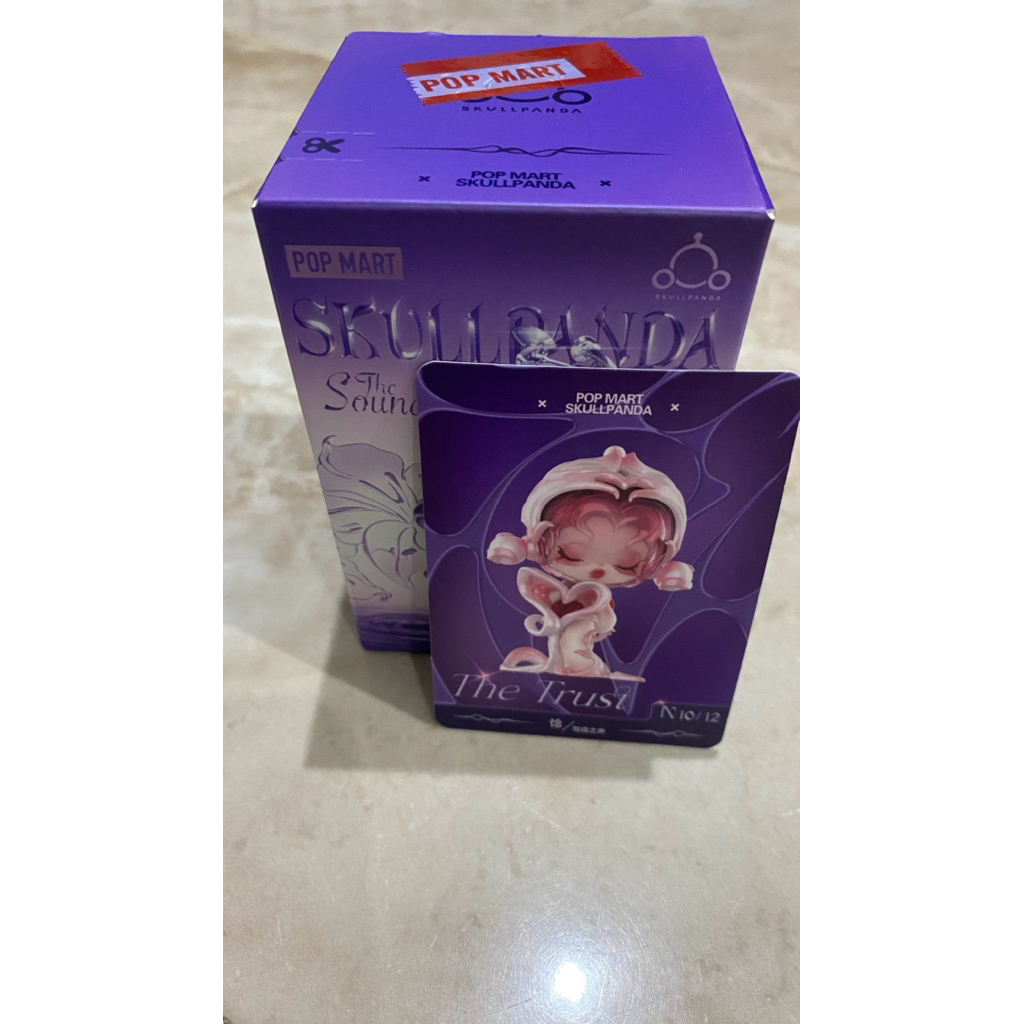 [Ready Stock] New Sealed Original Pop Mart Jakarta Skullpanda Skull Panda The Sound - The Trust