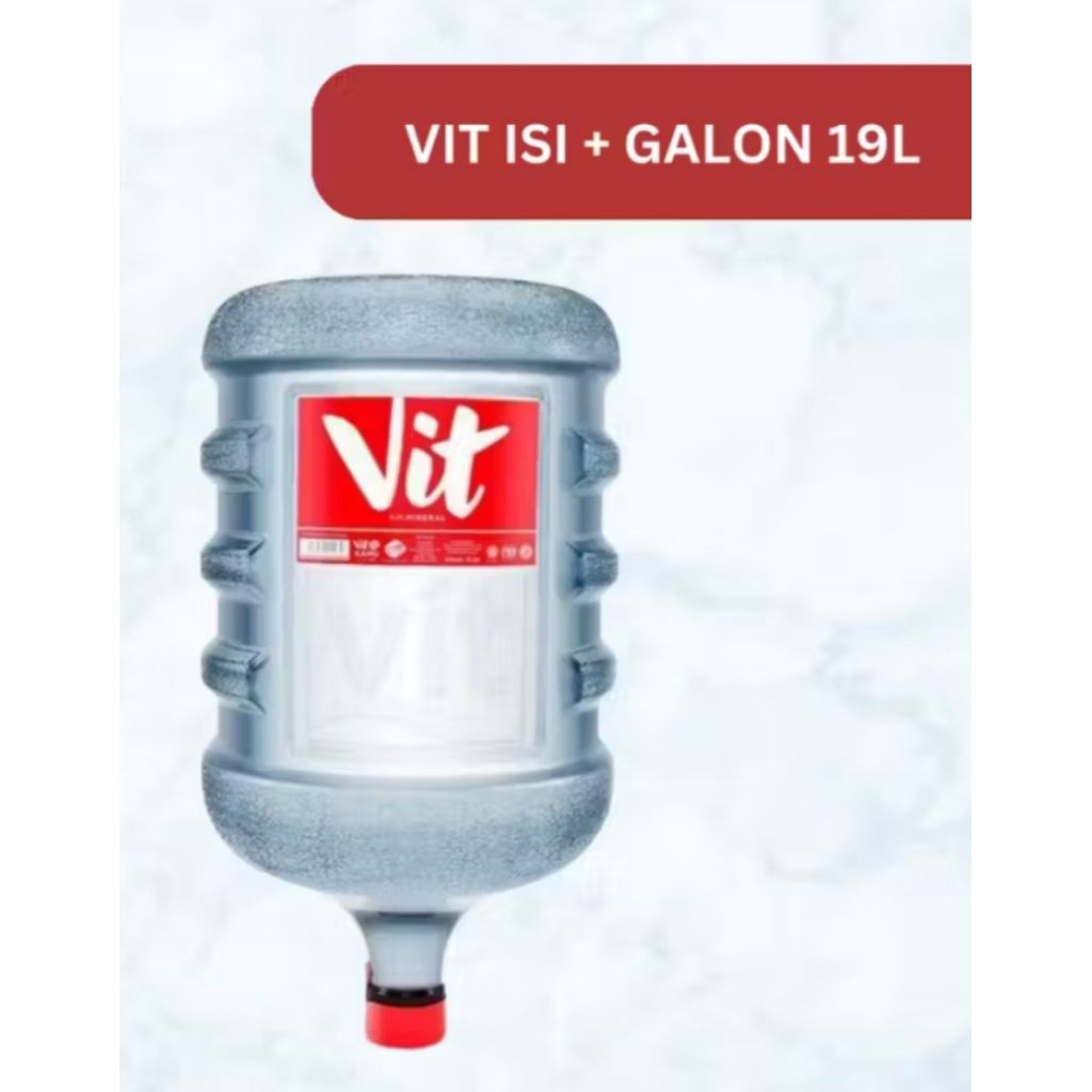VIT GALON 19 LITER ( GALON + ISI )