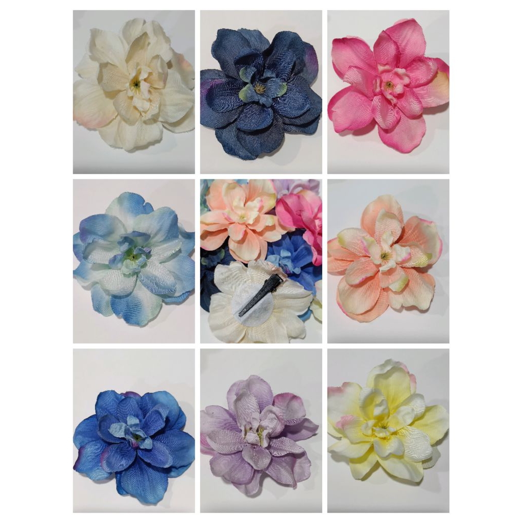 hairclip / jepit rambut bunga / jepit rambut wanita bunga sakura / semanggi bunga bali untuk hairdo 