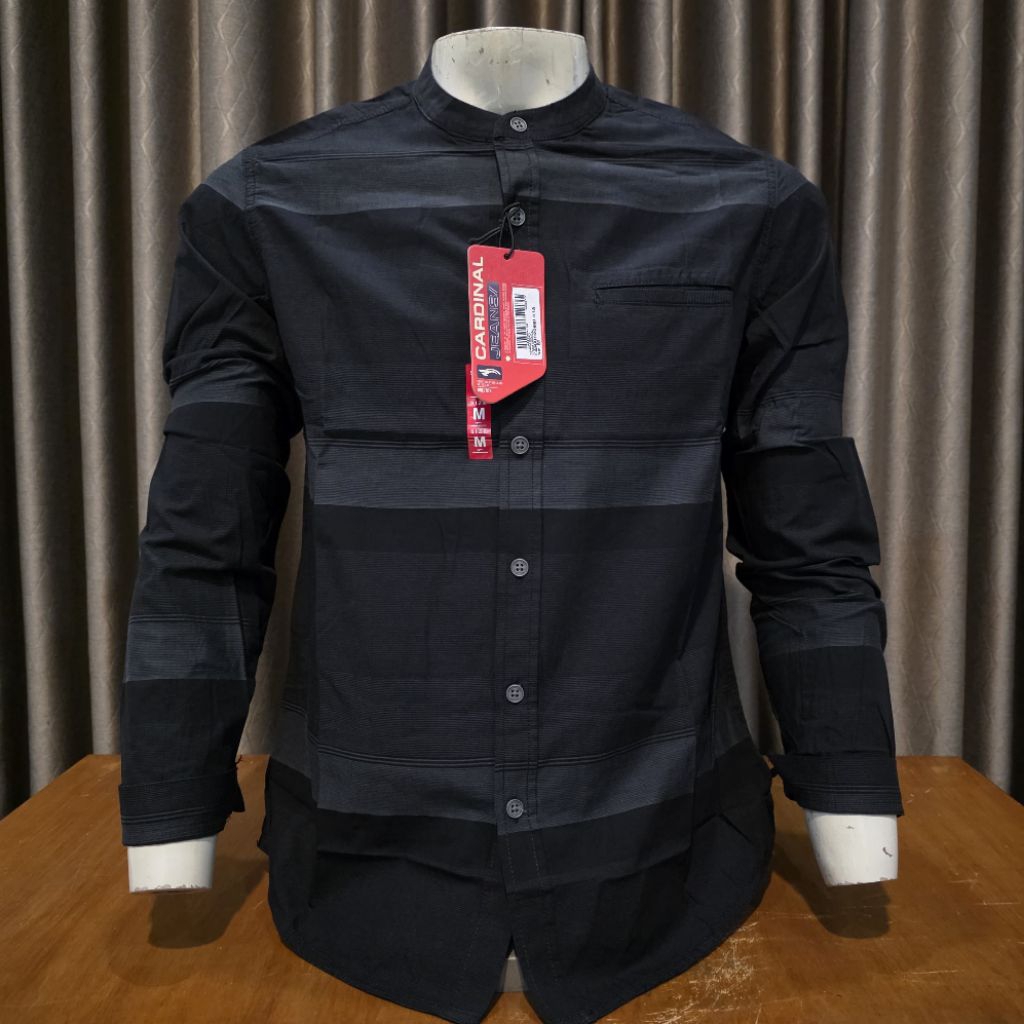 TERBARU BAJU KOKO CARDINAL JEANS ORIGINAL ATASAN PRIA DEWASA TANGAN PANJANG