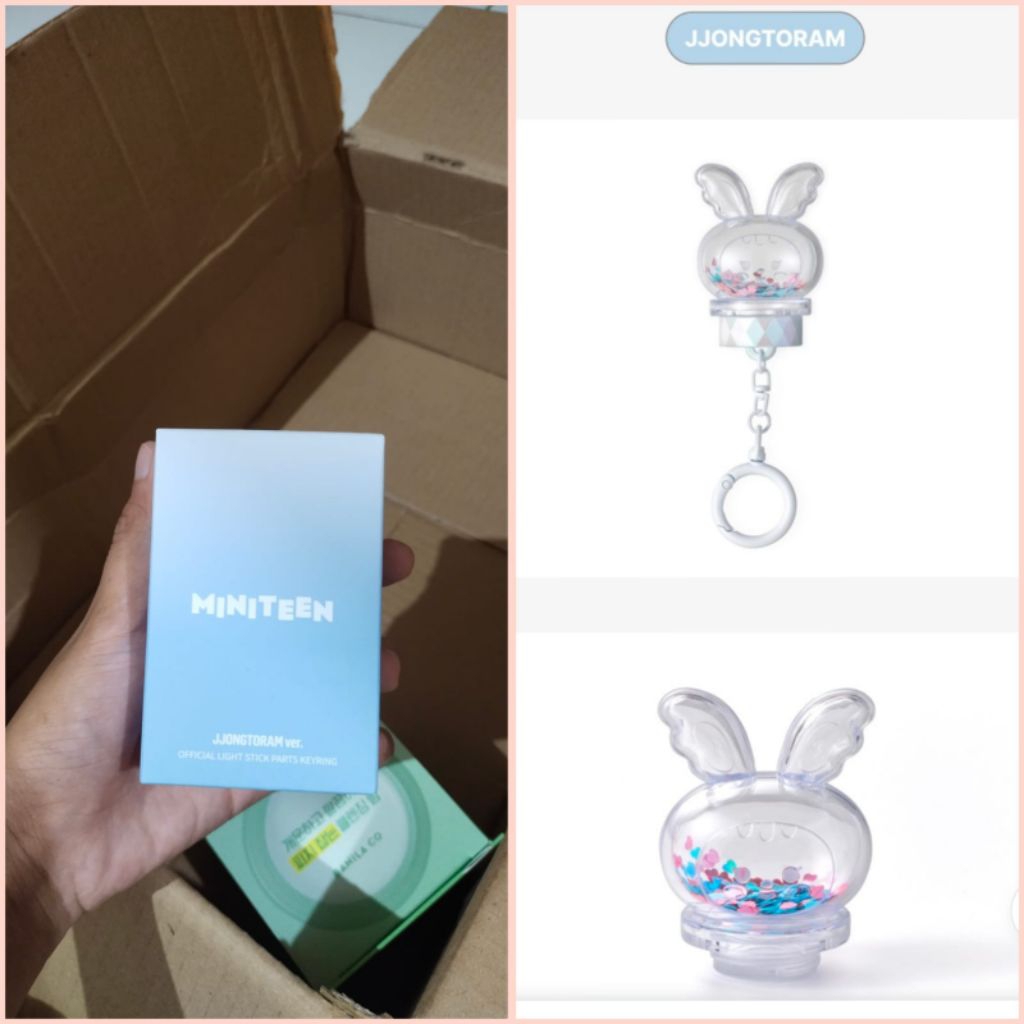 [READY STOCK] SEVENTEEN - MINITEEN LIGHTSTICK PARTS KEYRING SEALED [JJONGTORAM VER]