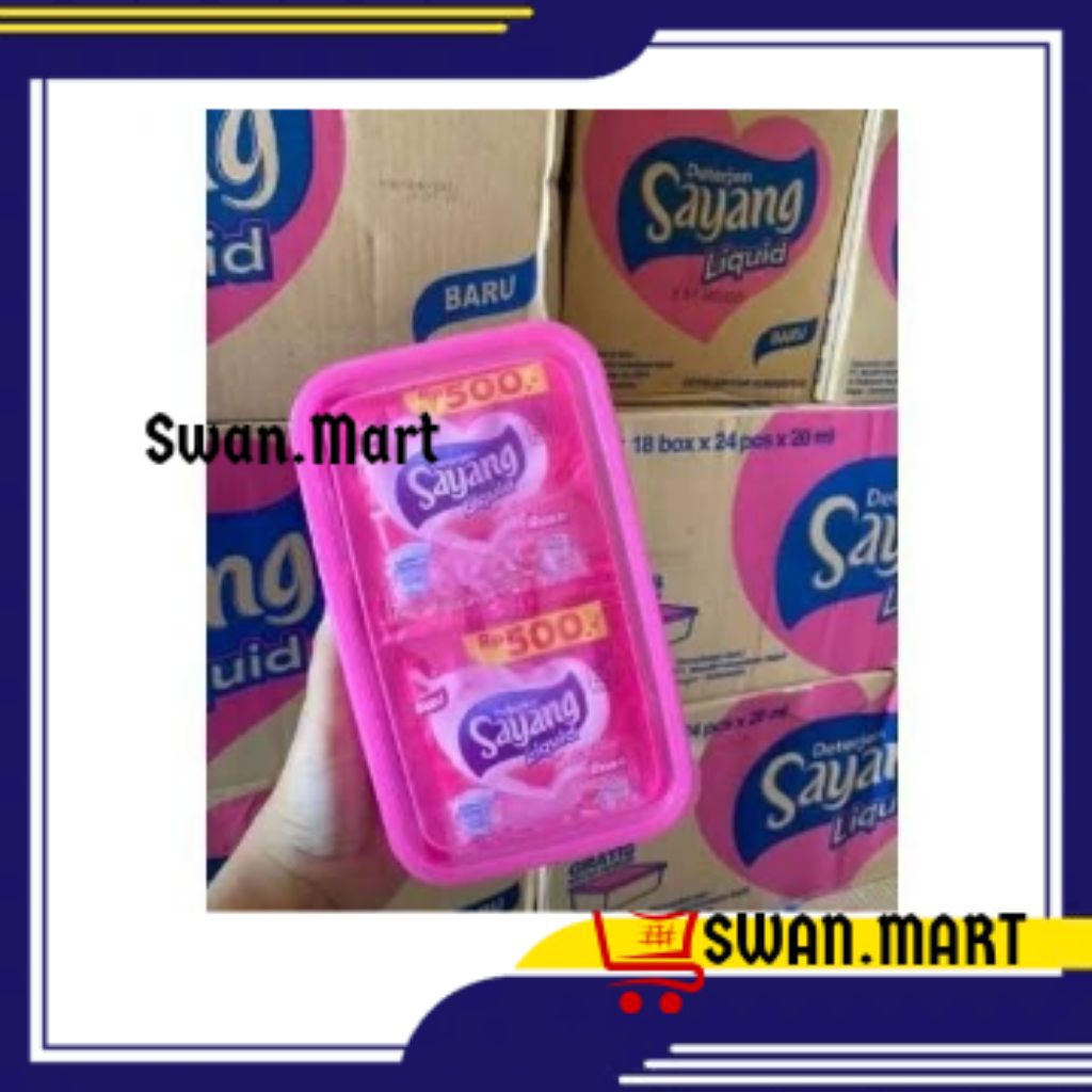 1 karton / 6 Box Detergen Sayang