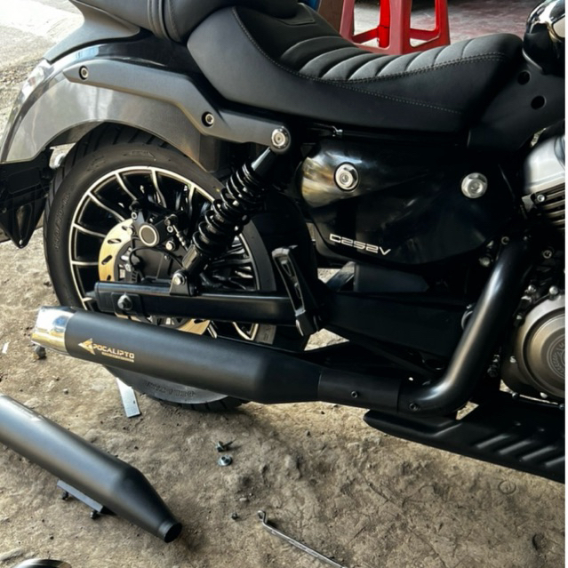 Knalpot motor morbidelli c252v custom type El Classico