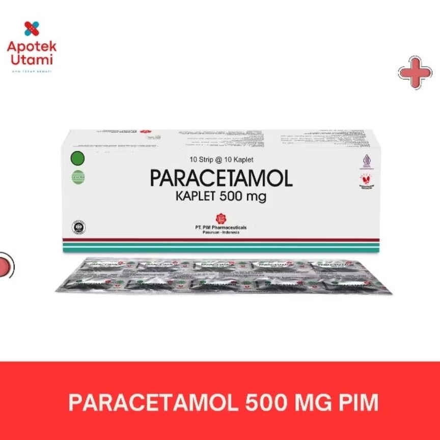 Paracetamol 500 mg 1 Box isi 100 tablet