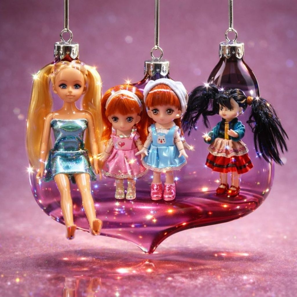 Boneka doll Barbie mattel jenny mimi world ooak repaint anime licca bratz pirang hitam second junk p