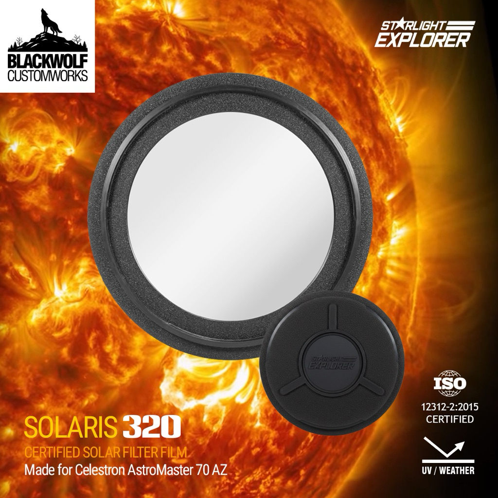 Starlight Explorer Solaris 320 Solar Filter Teleskop Celestron AstroMaster 70 AZ