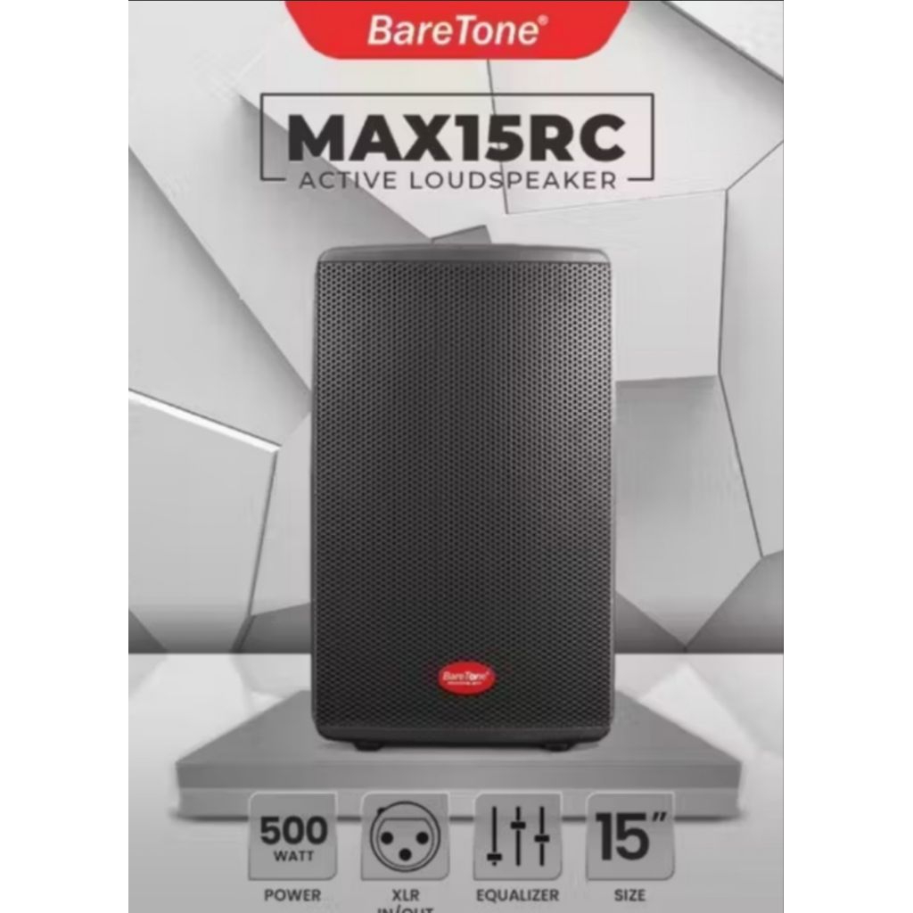 Speaker Aktif BareTone Max 15RC 500wat 15 inchi