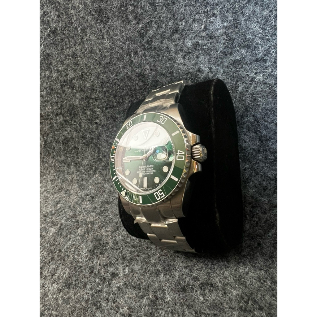 Jam Tangan Pria Rx Submariner Hulk Starbuck Dial Hitam