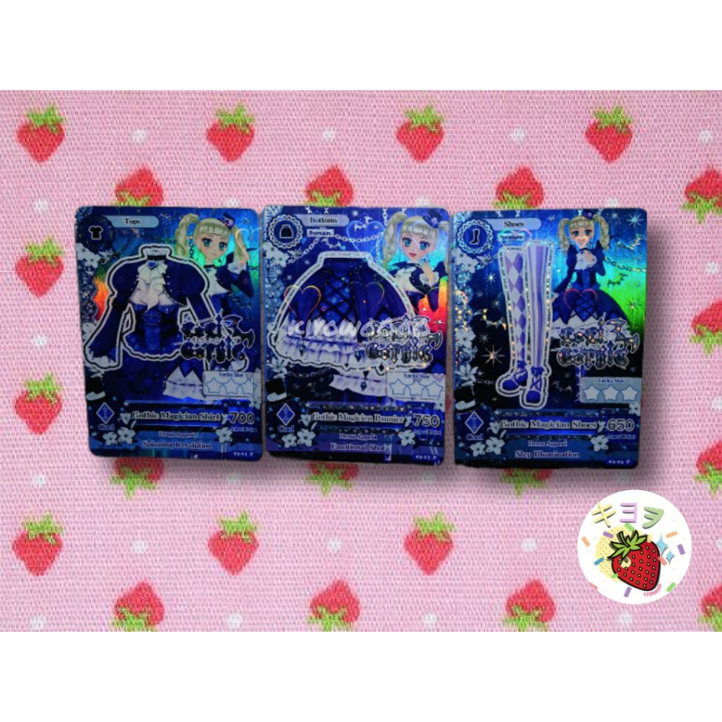 Kartu Aikatsu Premium Set Loli Gothic Magician Yurika Card