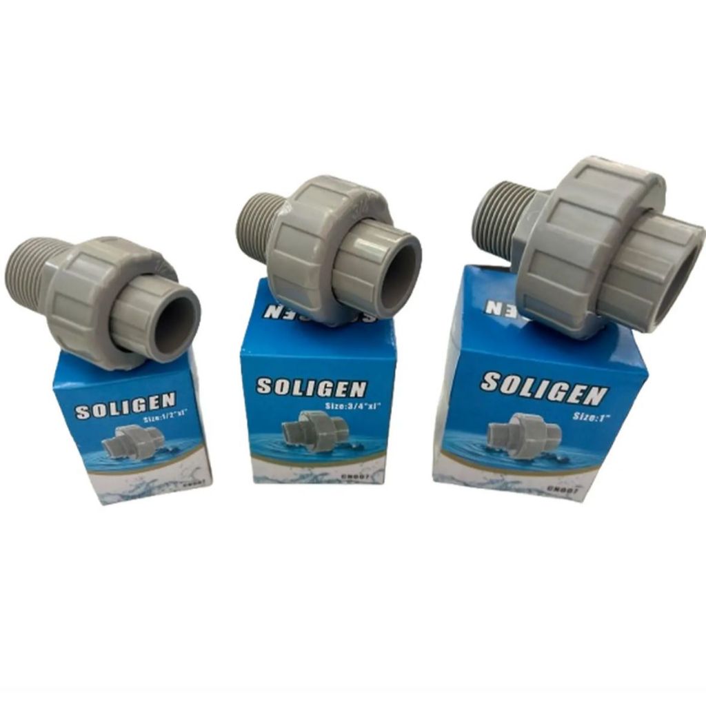 Watermur drat luar  1/2 inch / 1 inch / watermur pvc soligen cn 007