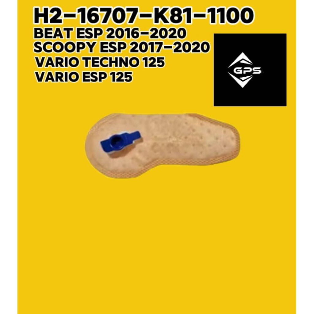 Filter Pempers/Saringan Bensin Beat, Scoopy, Vario 125 (K81) Original Aspira