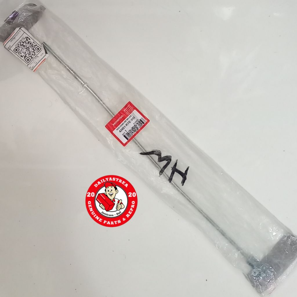 ROD RR BRAKE TIANG KAWAT LIDI REM BELAKANG HONDA MEGAPRO MEGA PRO NEW MONOSHOCK ORIGINAL 43451-KYE-9