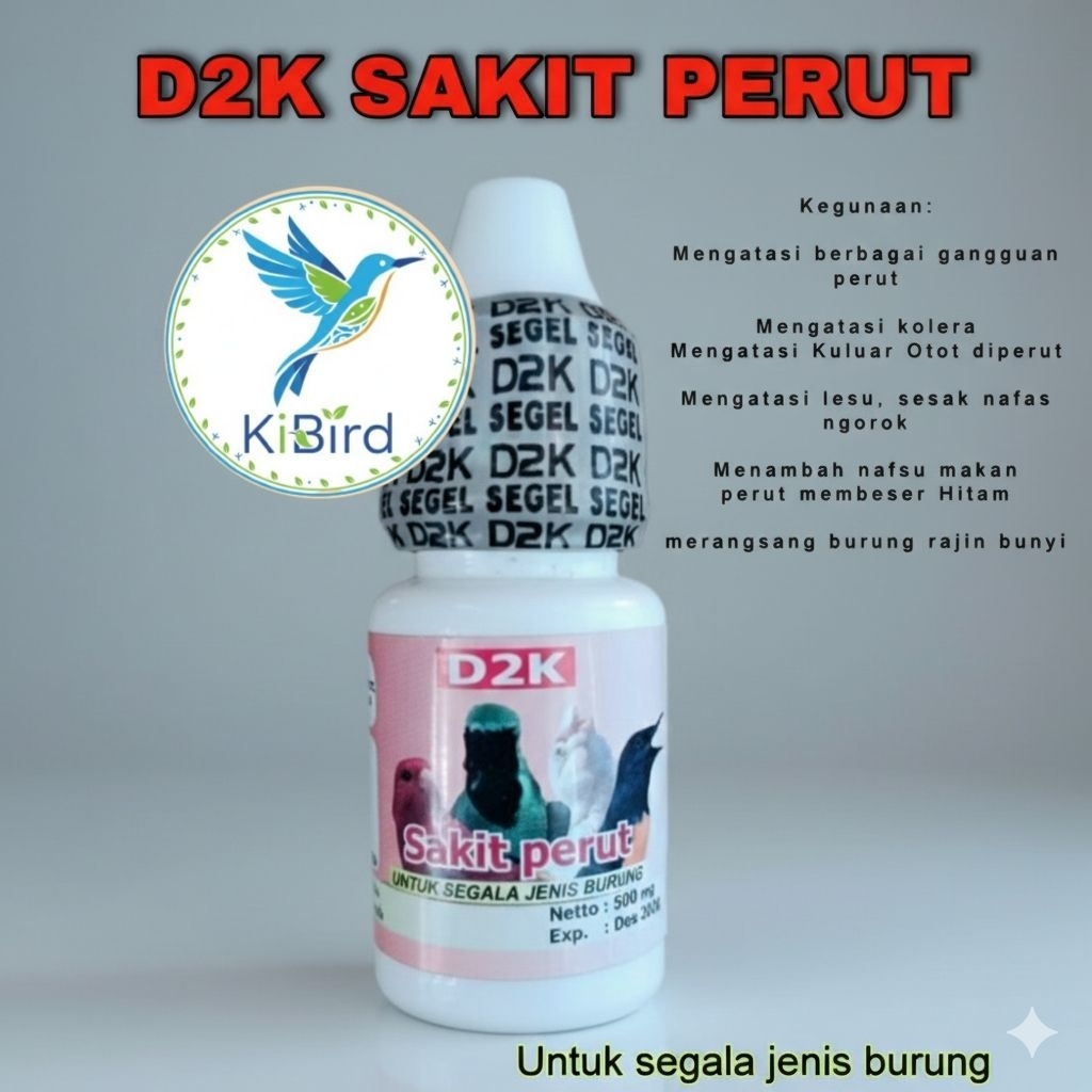 D2K OBAT SAKIT PERUT LESU BURUNG SAKIT GANGGUAN PENCERNAAN