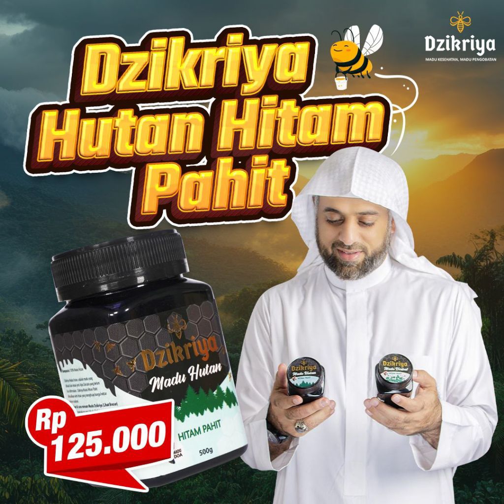 (HUTAN PAHIT) AGEN RESMI Madu Dzikriya Hutan Hitam Pahit
