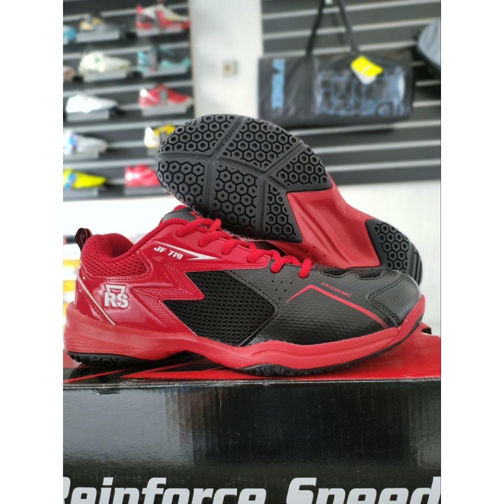 SEPATU BADMINTON RS REINFORCE SPEED JF 719 100% ORIGINAL