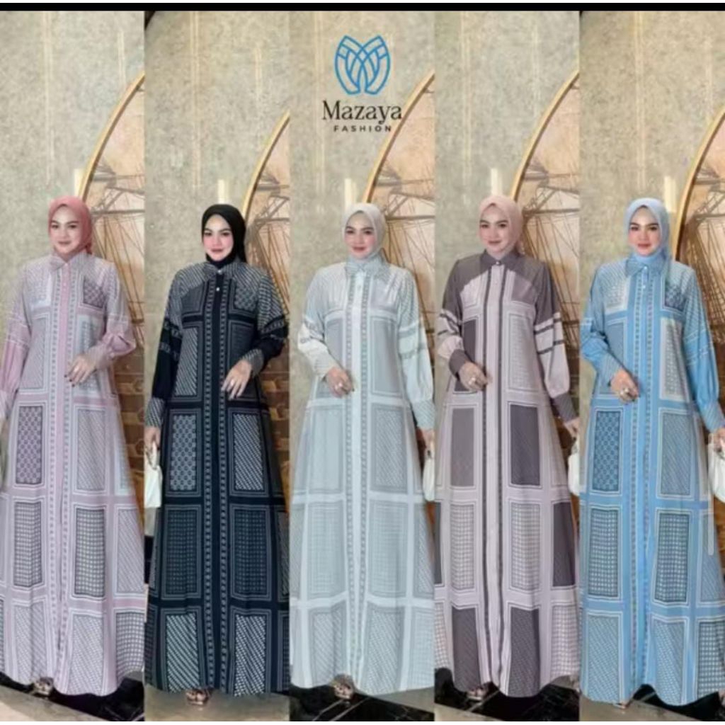 falisha dress bh mazaya fashion /gamis mazaya terbaru
