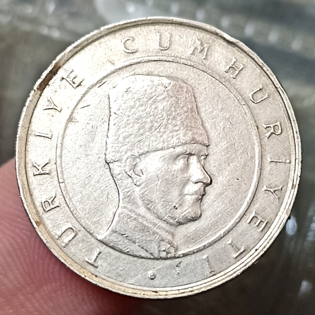 Koin Kuno Turki 100 000 Lira