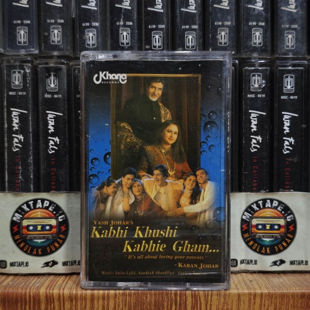 Kaset - India - Kabhi Khushi Kabhie Gham - The Best Bollywood Movie - Radio Tape - Kaset Pita - Radi