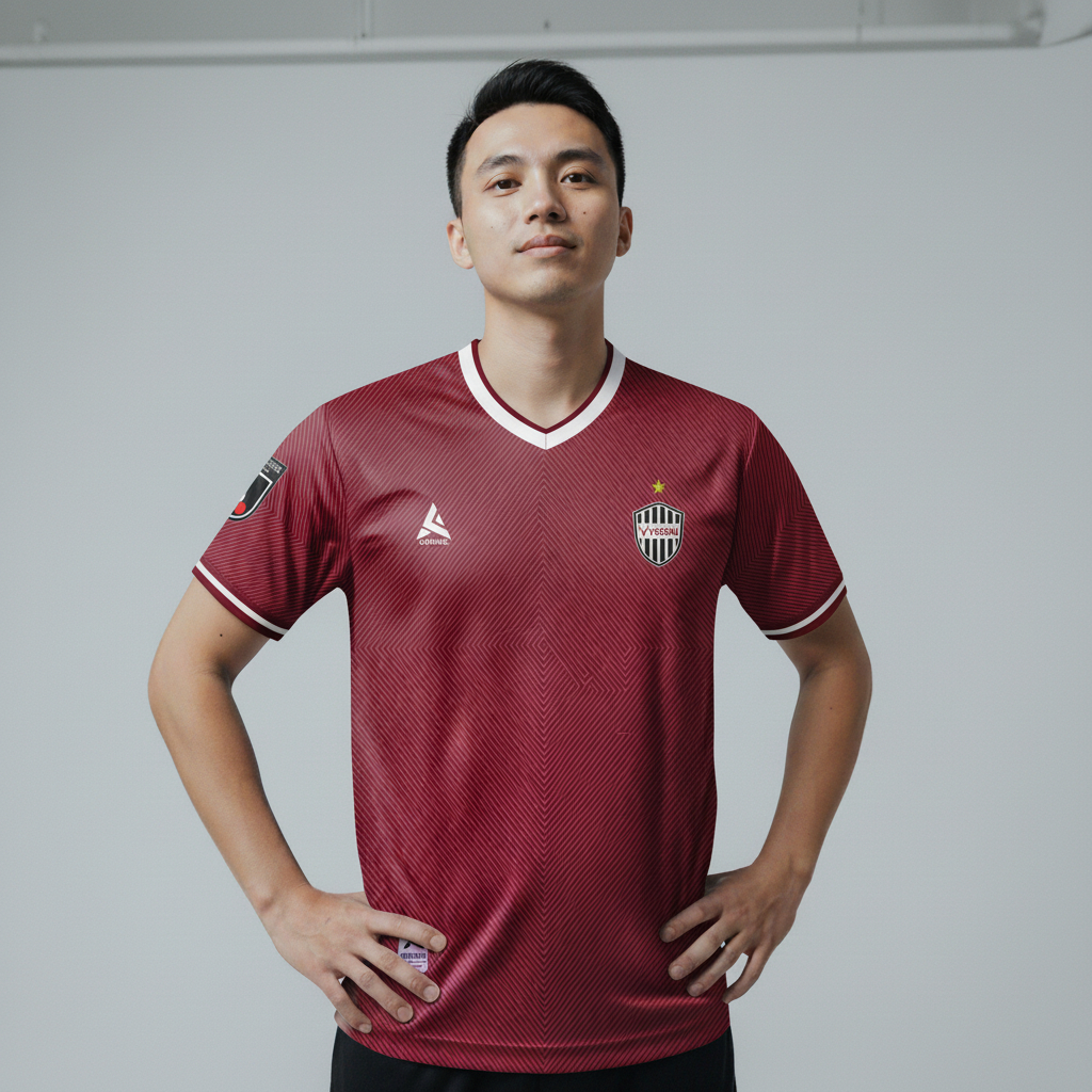 ATHLETIC SPORTWEAR - Jersey Vintage Bola Fantasy Vissel Kobe Home 2022 Fullprinting Casual - Atasan