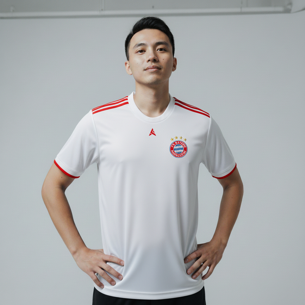 ATHLETIC SPORTWEAR - Jersey Vintage Bola Fantasy Bayern Muchen Third 2008-09 Fullprinting Casual - A