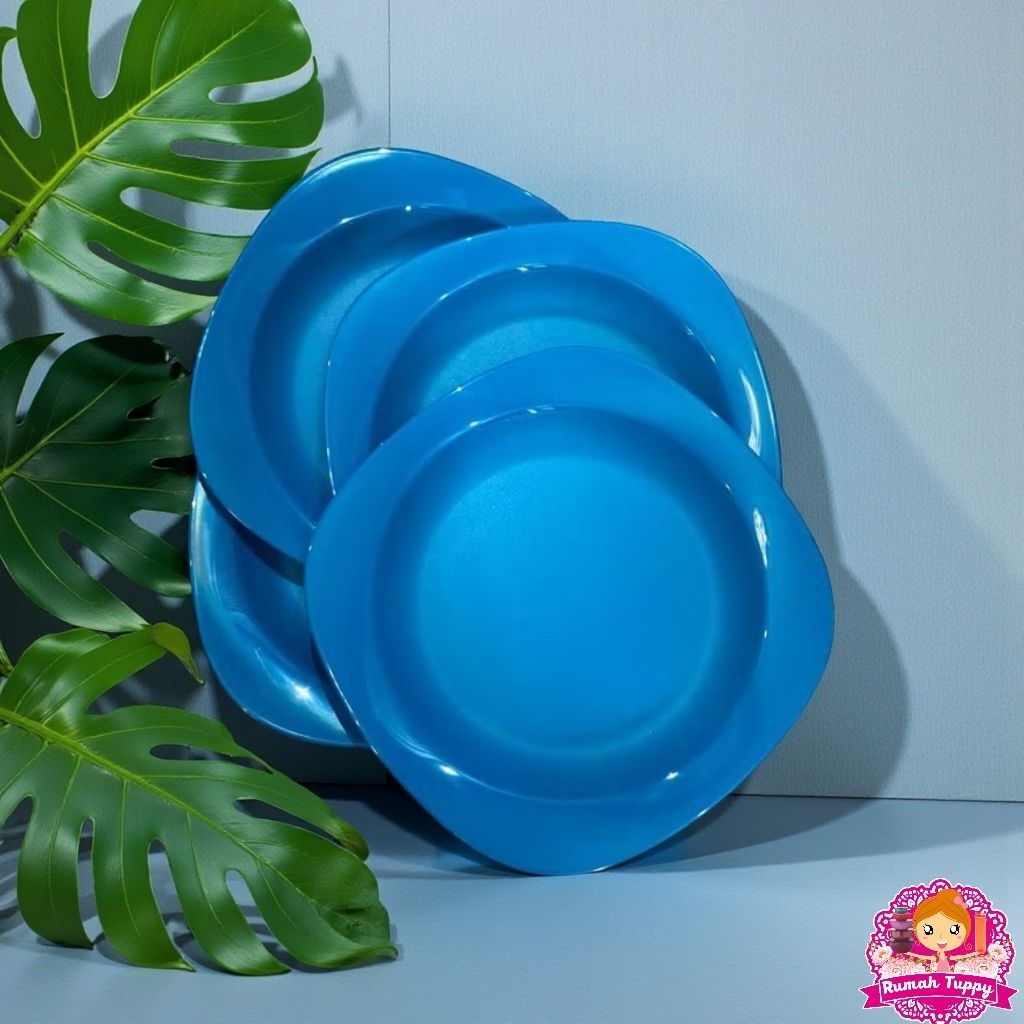 Wadah Tempat Piring Makan Makanan Blossom Plate Tupperware Tuppy Murah