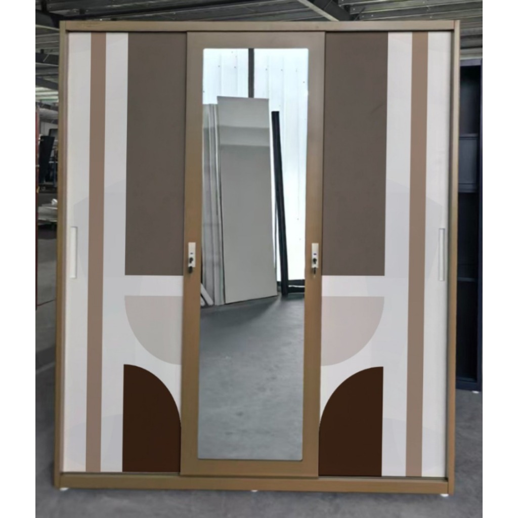 Lemari Besi Importa Sliding 3 Pintu