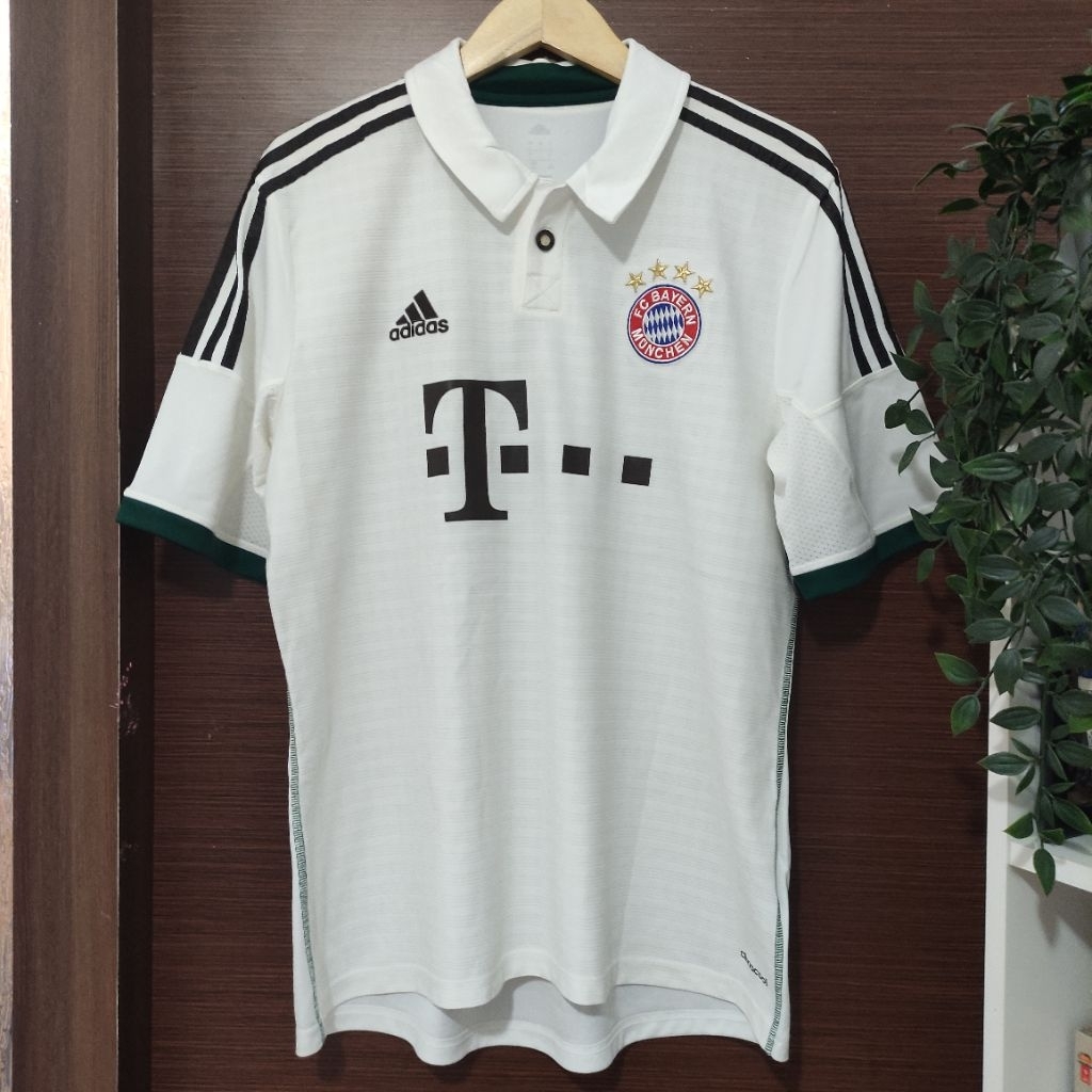 Kaos Jersey Bola Adidas Bayern Munich Munchen Away 2013 Original Authentic Size L Fit XL