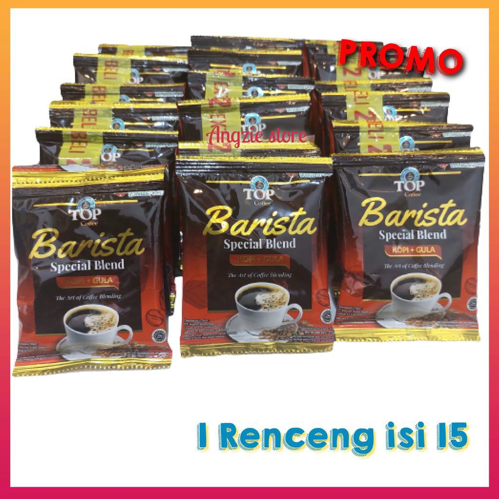 top coffee plus,top coffee barista 1 renceng wajib baca deskripsi