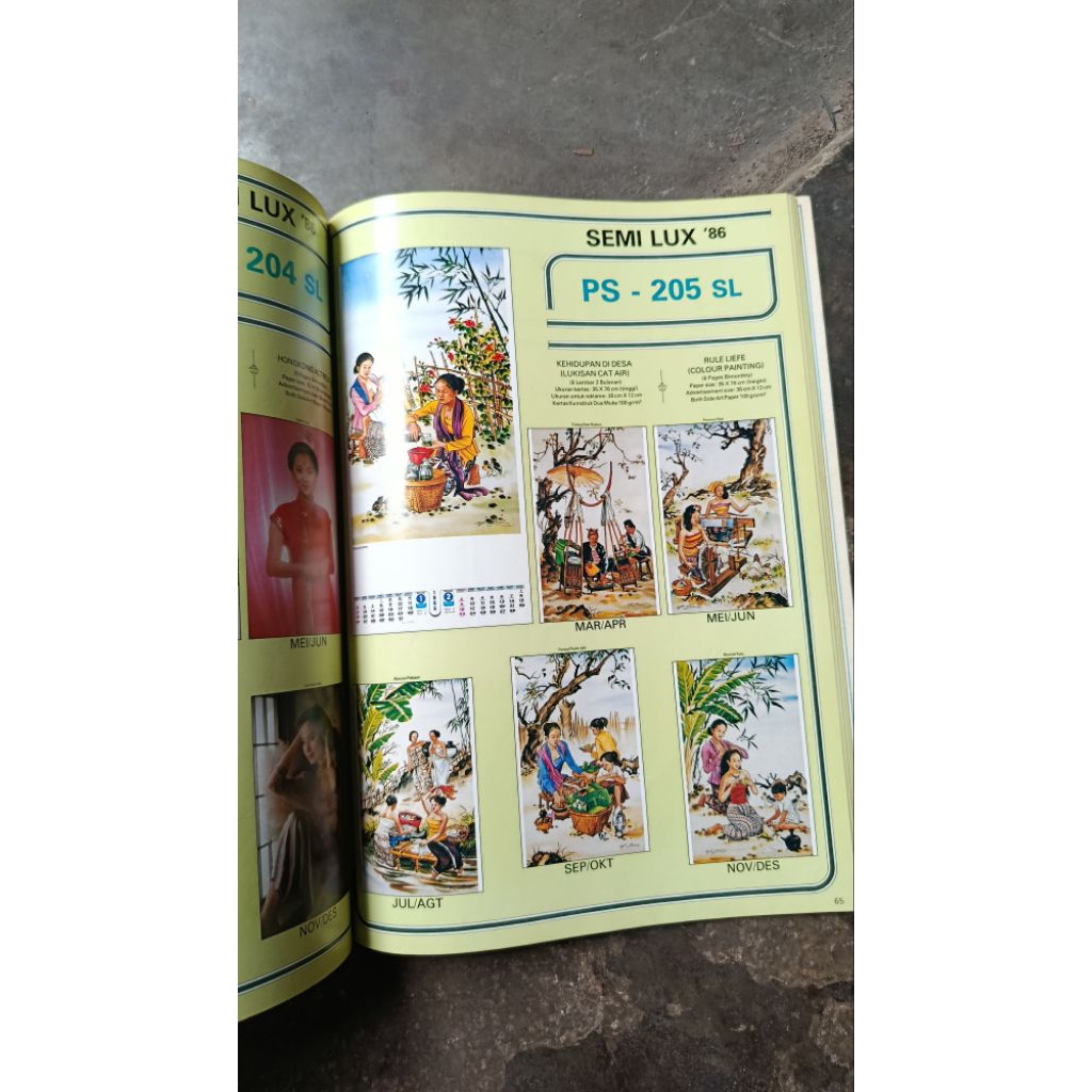 KATALOG KALENDER 1986