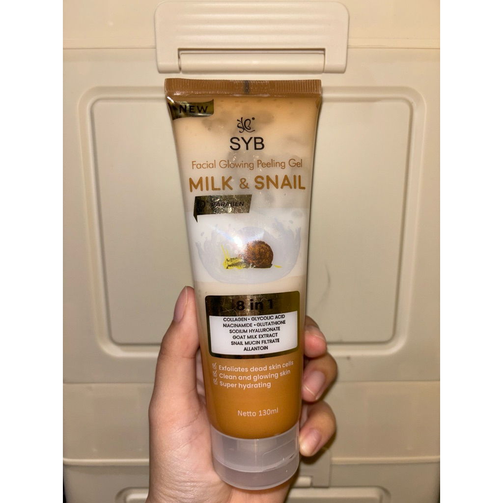 [PRELOVED] SYB Peeling Gel Milk & Snail - Eksfoliasi Wajah