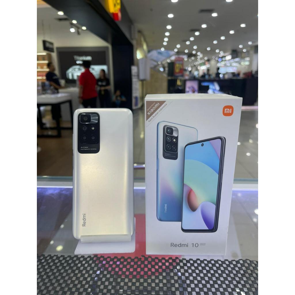 XIAOMI REDMI 10 4/64GB SECOND SEKEN BEKAS RAM 4 INTERNAL 64 FULL SET