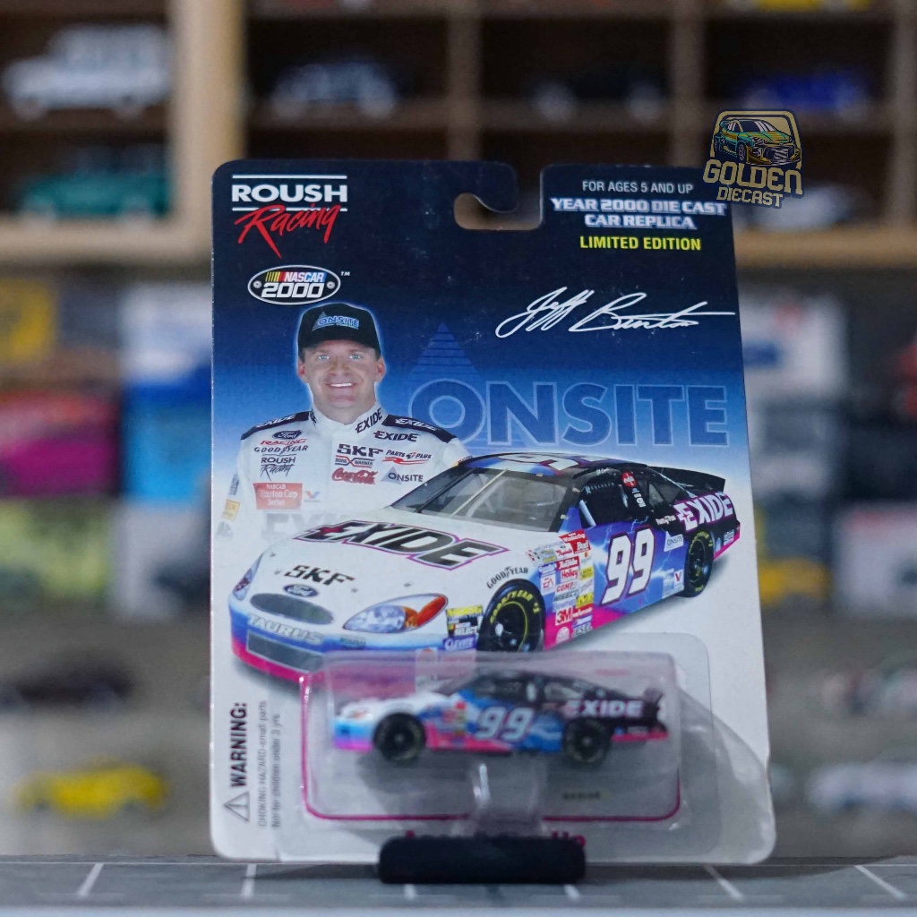 DIECAST ROUSH RACING NASCAR EXIDE JEFF BURTON
