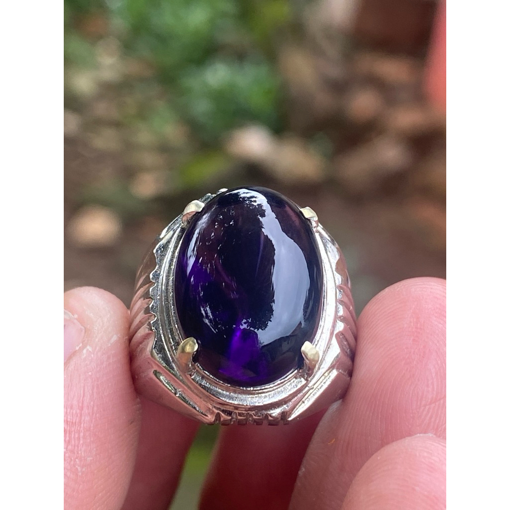 Batu Kecubung Ungu Kristal