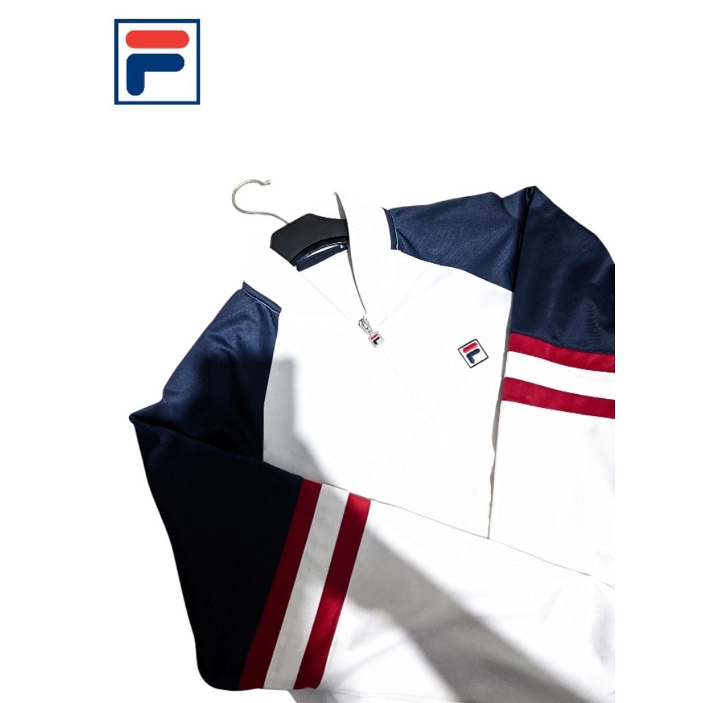 Tracktop Fila Vintage Battistrada Original White