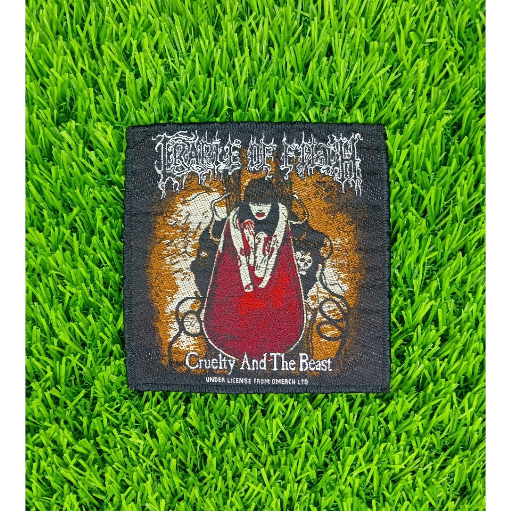Woven patch Cradle of Filth - Cruelty And The Beast