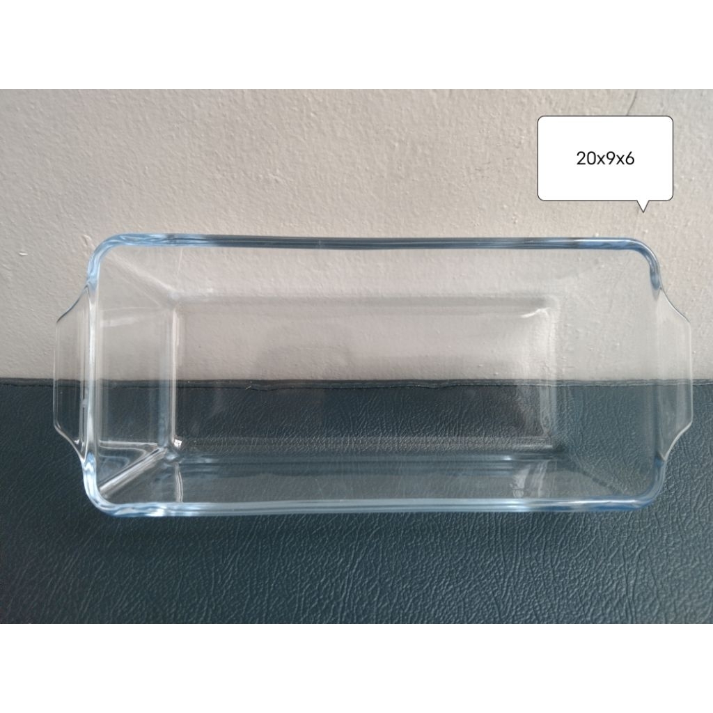 Loyang Panggang Kaca 20x9x6 Preloved