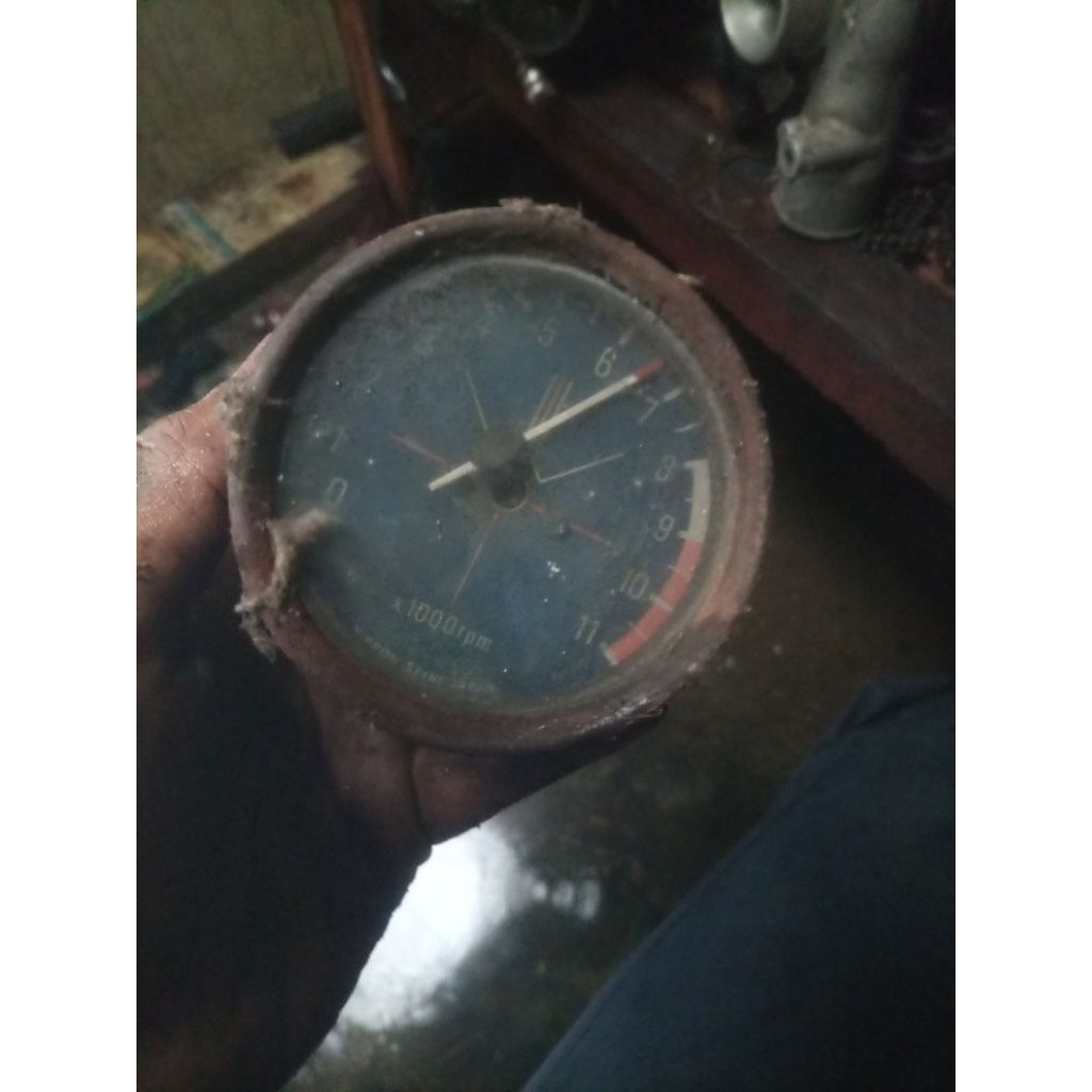 mesin rpm Tachometer spedometer spido spidometer Kawasaki Binter mercy Merzy old platina kz200 Kz 20