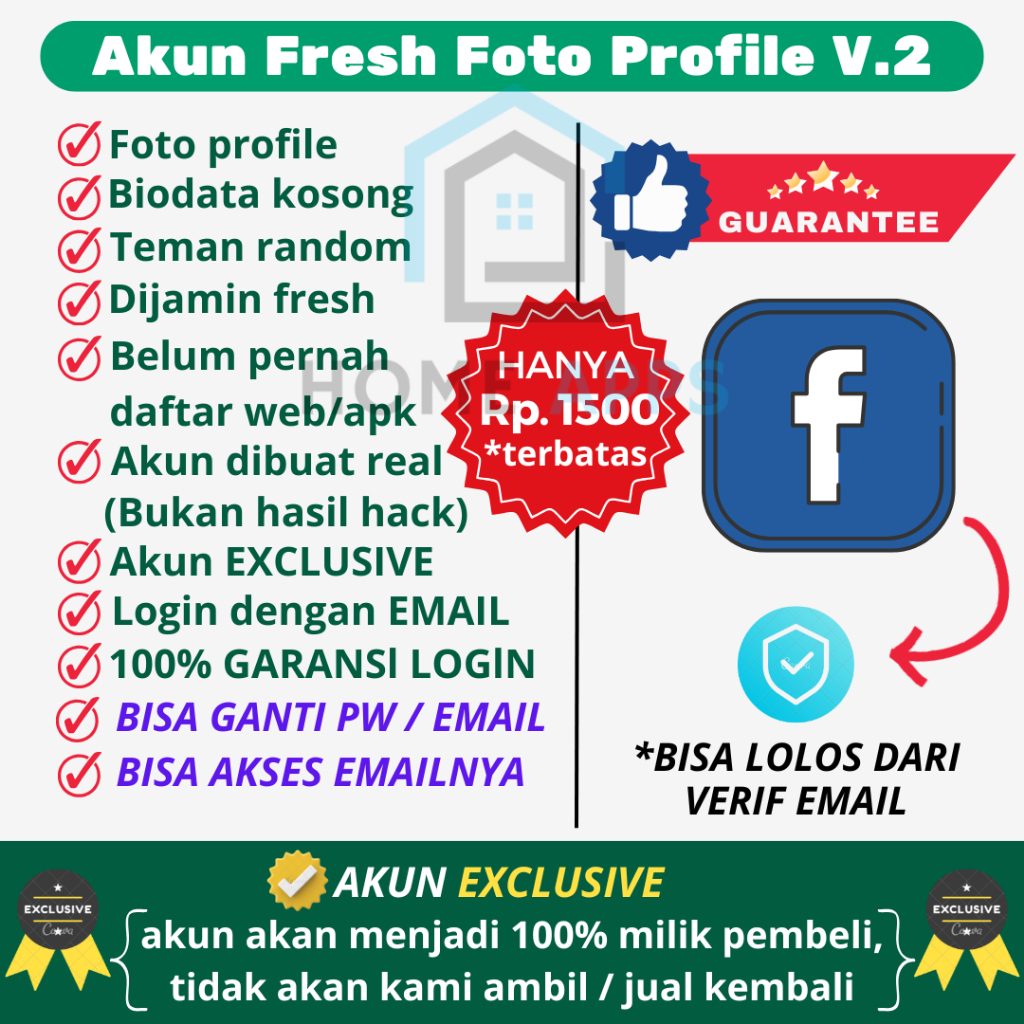 Akun Efabaeh Fresh Foto Profile Akses Temp Mail Bergaransi / A2f / 2FA (Pilih di varian)